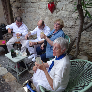 photo sur la terrasse